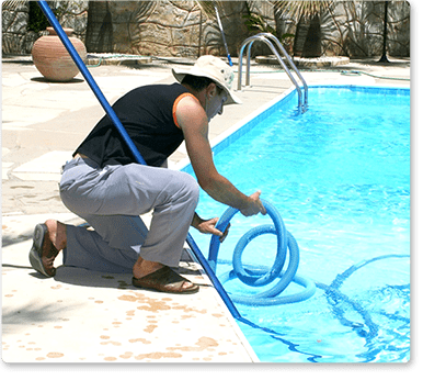 Weekly pool maintenance